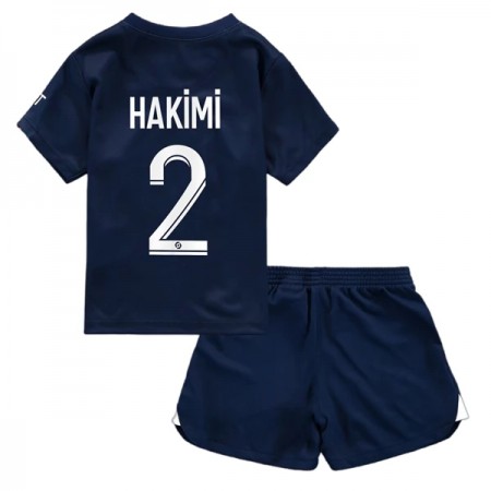 Goedkope Paris Saint Germain Hakimi 2 Kids Thuistenue 2022-23